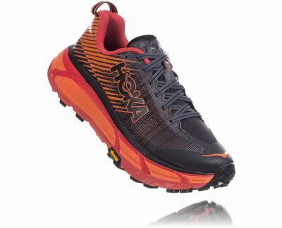 Hoka One One EVO Mafate 2 Női Túracipő - Fekete/Piros [H3650-126]